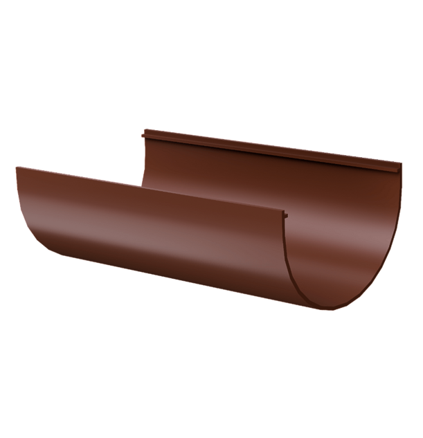 Жёлоб водосточный 3 м Стандарт (Standard), светло-коричневый - 1