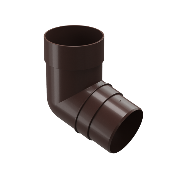 Колено 72˚ для водосточной трубы Premium, шоколад - 1